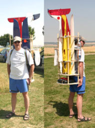 Bau/Tragegestell für Segelflugzeuge